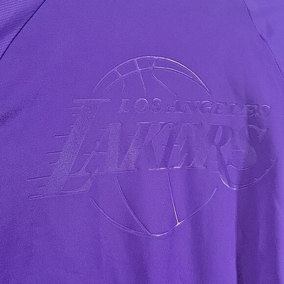 Los Angeles Lakers Adidas 2016 On-Court Full-Zip Jacket - Purple - Picture 8 of 8